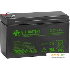 Аккумулятор для ИБП B.B. Battery BC7-12 (12В/7 А·ч)