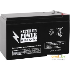 Аккумулятор для ИБП Security Power SP 12-7 F1 (12В/7 А·ч)