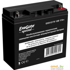 Аккумулятор для ИБП ExeGate Special EXS12170 (12В/17 А·ч) [ES255177RUS]