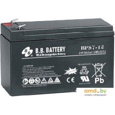 Аккумулятор для ИБП B.B. Battery BPS7-12 (12В/7 А·ч)