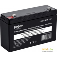 Аккумулятор для ИБП ExeGate Power EXG 6120 (6В/12 А·ч) [EP234537RUS]