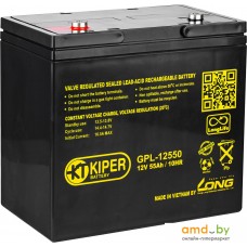 Аккумулятор для ИБП Kiper GPL-12550 (12В/55 А·ч)