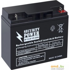 Аккумулятор для ИБП Security Power SP 12-20 (12В/20 А·ч)