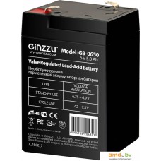 Аккумулятор для ИБП Ginzzu GB-0650 (6В/5 А·ч)