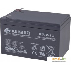 Аккумулятор для ИБП B.B. Battery BP12-12 (12В/12 А·ч)