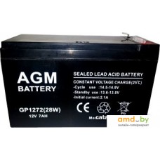 Аккумулятор для ИБП AGM Battery GP 1272 F1 (12В/7 А·ч)