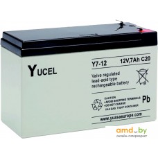 Аккумулятор для ИБП Yuasa Yucel Y7-12 (12В/7 А·ч)