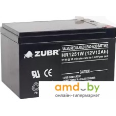 Аккумулятор для ИБП Zubr HR 1251 W (12 В/12 А·ч)