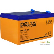 Аккумулятор для ИБП Delta HR 12-15 (12В/15 А·ч)