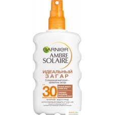 Спрей солнцезащитный Garnier Ambre Solaire идеальный загар SPF 30 200 мл