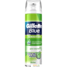 Гель для бритья Gillette Blue Sensitive для чувствительной кожи (200 мл)