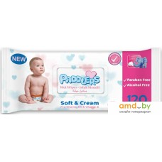 Влажные салфетки Paddlers Soft and Cream (120 шт)