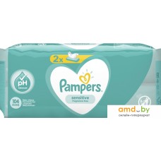 Влажные салфетки Pampers Sensitive (2x52 шт)