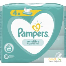 Влажные салфетки Pampers Sensitive (4x52 шт)