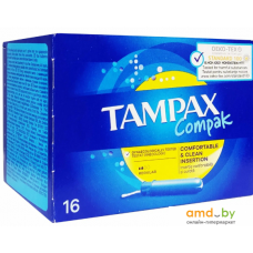 Тампоны с аппликатором Tampax Compak Regular с аппликатором (16 шт)