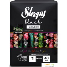 Прокладки ежедневные Sleepy Black Normal (40 шт)