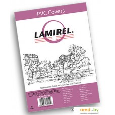 Пластиковая обложка для переплета Lamirel Transparent А4 150 мкм 100 шт LA-78781 (красный)