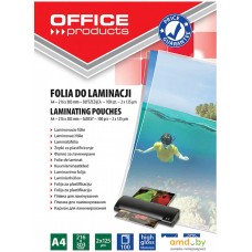 Пленка для ламинирования Office Products А4 125 мкм 20325435-90 (100 шт, прозрачный)