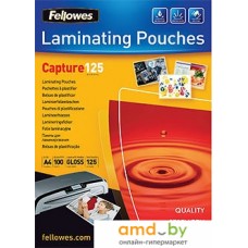 Пленка для ламинирования Fellowes Glossy Polyester Pouches А4, 125 мкм, 100 л