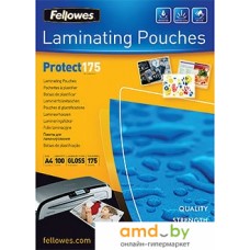 Пленка для ламинирования Fellowes Glossy Polyester Pouches А4, 175 мкм, 100 л