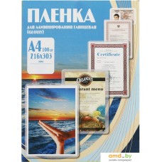 Пленка для ламинирования Office-Kit глянцевая A4 125 мкм 100 шт PLP10923