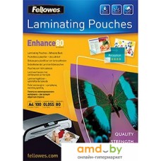 Пленка для ламинирования Fellowes Lamination Pouches with Adhesive Back А4, 80 мкм, 100 л