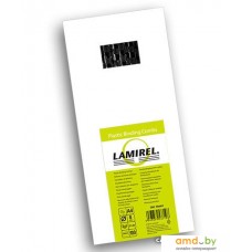 Пластиковая пружина для переплета Lamirel 8 мм 100 шт (черный) LA-78669