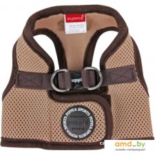 Шлейка-жилетка Puppia Soft Vest PAHA-AH305-BR-3L (коричневый)