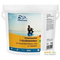 Химия для бассейна Chemoform Кемохлор T в таблетках по 200г 5кг