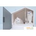 Туалет-домик Furrytail XL Semi-Closed Glow House Cat Litter Box with Scoop. Фото №4