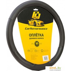 Оплетка на руль Car Performance CP-2031 BK/BK (M) (черный)