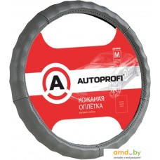 Оплетка на руль Autoprofi AP-265 D.GY (M) (серый)