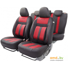 Комплект чехлов для сидений Autoprofi Cushion Comfort CUS-1505 (черный/красный)