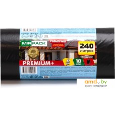 Пакеты для мусора Mirpack Premium+ 45 мкм 240 л (10 шт)