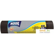 Пакеты для мусора Novax Plus 60 л 4394NV (10 шт)