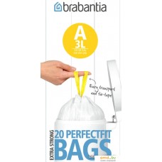 Пакеты для мусора Brabantia PerfectFit A 3 л 311727 (20 шт, белый)