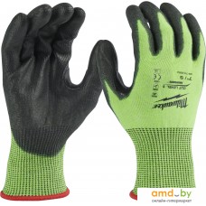 Перчатки хозяйственные Milwaukee Hi-Vis Cut level 5/E 11/XXL 4932479935