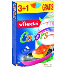 Губка Vileda PurColors (3+1 шт)