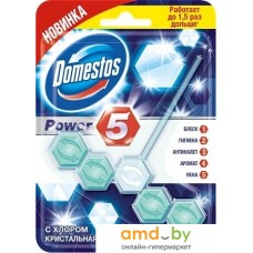 Средство для унитаза Domestos Power 5 Кристальная чистота 0.055 кг