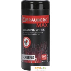 Влажные салфетки BRAUBERG Max 513284 (100 шт)