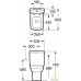 Бачок для унитаза Roca Dama Senso Compacto A34151B000. Фото №3