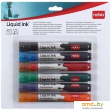 Набор маркеров Nobo Liquid Ink 1901419