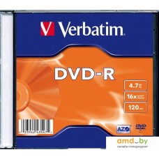 DVD-R диск Verbatim 4.7Gb 16x 43547 (1 шт.)