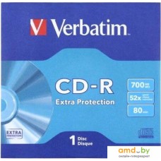 CD-R диск Verbatim 700Mb 52x 43843 (1 шт.)