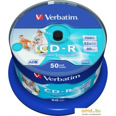 CD-R диск Verbatim 700Mb 52x 43438 (50 шт.)