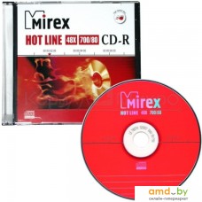 CD-R диск Mirex 700Mb Mirex HotLine 48x slim UL120050A8S