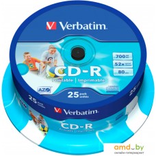 CD-R диск Verbatim 700Mb 52x 43439 (25 шт.)