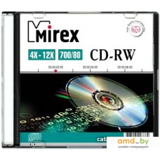 CD-RW диск Mirex 700Mb 12х UL121002A8S (1 шт.)