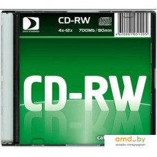 CD-RW диск Data Standard 700Mb 12x 13220-DSCRW02S (1 шт.)