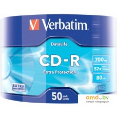 CD-R диск Verbatim 700Mb 52x 43787 (50 шт.)